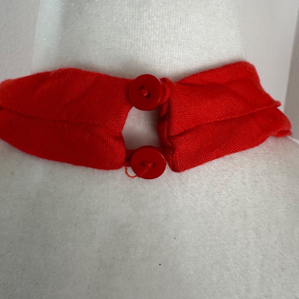 ASTR The Lable DRESS Halter Neck Flare Red Chili Size XS Picnic Brunch Midi - Picture 6 of 14